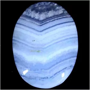 10,20 quilates. Piedra preciosa cabina ovalada de encaje azul diseñador 100 % natural 15X21X3 mm - Imagen 1 de 5