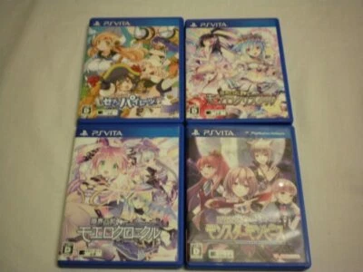 PS VITA Genkai Tokki Monster Monpiece Seven Pirates Moero Chronicle Crystal JPN - Image 1 of 4