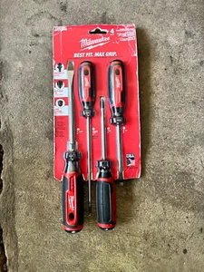 milwaukee tool mt200-4 4PC Cushion Grip Screwdriver Set (USA) - Picture 1 of 3