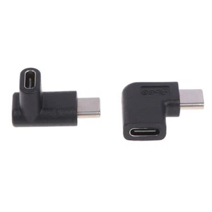Right Angle 90 Degree USB 3.1 Type C Male To Female USB-C Adapter Converter - Bild 1 von 12