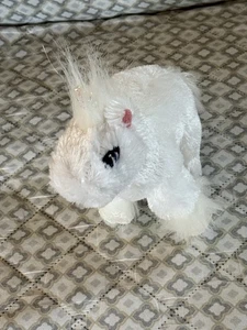 Ganz Lil Kinz 5” Unicorn White Sparkle Plush Stuffed Animal Toy No Code Rare - Picture 1 of 4