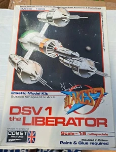 Blakes 7 - Liberator Model Kit – Boxed RARE Comet Miniatures - Partial BUILD - Picture 1 of 7