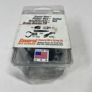 Juego de Cortador General Wire Spring Hecs Super-Vee Power-Vee Mini Rooter 5 Piezas Nuevo - Imagen 1 de 6