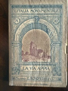 1910 Italian Travel Guide Dante Alighieri Society Roman Roads Archeology History - Picture 1 of 8