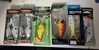 Crankbait Lot.   Ducketts, Spro, Googan, Bomber and  one Savage topwater. - Image 1 of 2
