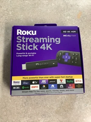 Roku Streaming Stick 4K/HDR/Dolby Device with Roku Voice Remote, OBN, G2 - Image 1 of 4