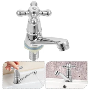 Single Handle Faucet Bathroom Water Tap Part Sink Basin for Faucets - Picture 1 of 12