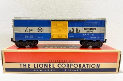 Postwar Lionel 6464-150 Missouri Pacific  Boxcar w/Repro Box - O-Gauge - EXC! - Image 1 of 4