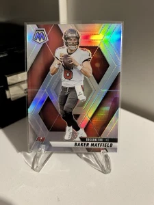 2025 Panini Mosaic Football - Baker Mayfield - Tampa Bay Buccaneers Silver Prizm - Bild 1 von 2