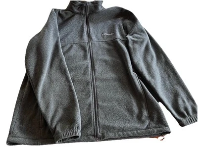 Columbia Granite Mountain Fleece Jacket Men's XL Tall  Gray Full Zip Pockets - Image 1 of 4