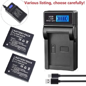 Battery or charger for Panasonic DMW-BCK7 Lumix DMC-SZ1 DMC-TS20 DMC-FH2 DMC-FH4 - Picture 1 of 44