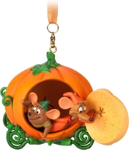 Disney Jaq and Gus Pumpkin Coach Cinderella Sketchbook Ornament - Picture 1 of 3