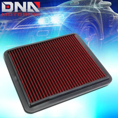 FOR 2002-2011 CHEVY EVANDA/HOLDEN EPICA 1.8L-2.5L L4 RED WASHABLE AIR FILTER - Image 1 of 4