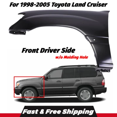 Fender For 1998-2005 Toyota Land Cruiser Sport Utility 4-Door Front Driver Side - Image 1 of 4