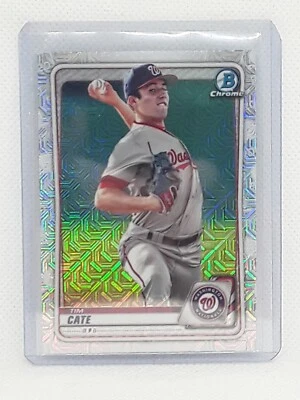 Tim Cate 2020 Bowman Chrome Mega Box Refractor #BCP-83 Washington Nationals - Image 1 of 2