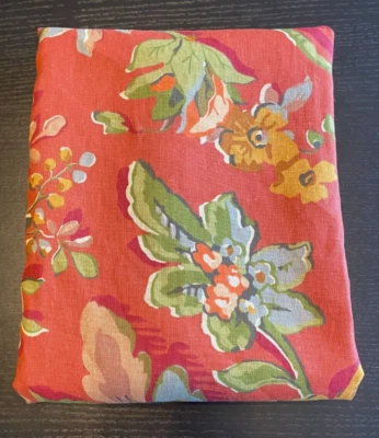 Fronha One Pottery Barn Vanessa padrão farsa linho floral algodão - Imagem 1 de 4