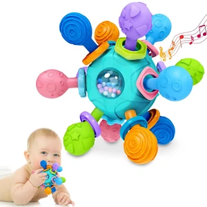 Baby Teething Toys for 0-6 6-12 Months Ages 0-2, Tummy Time Montessori Toys for - Picture 1 of 6