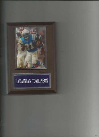 LADAINIAN TOMLINSON PLAQUE SAN DIEGO CHARGERS FOOTBALL NFL Cover