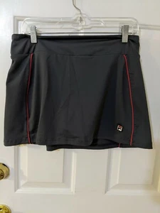 Fila 1911-2011 Pantaloncino sportivo donna grande grigio con linea rossa tennis... - Foto 1 di 5