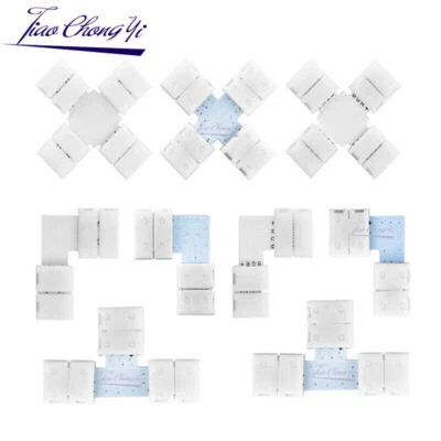 2pin 4pin 5pin Corner Connector 8mm 10mm Width T L X PCB shape For LED strip - Image 1 of 4