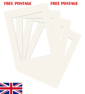 Off White Foto/Bild Halterung A6, A5, A4, A3, A2, A1 passend für alle Größen 1, 2, 3, 4, 5 Packungen - Bild 1 von 18