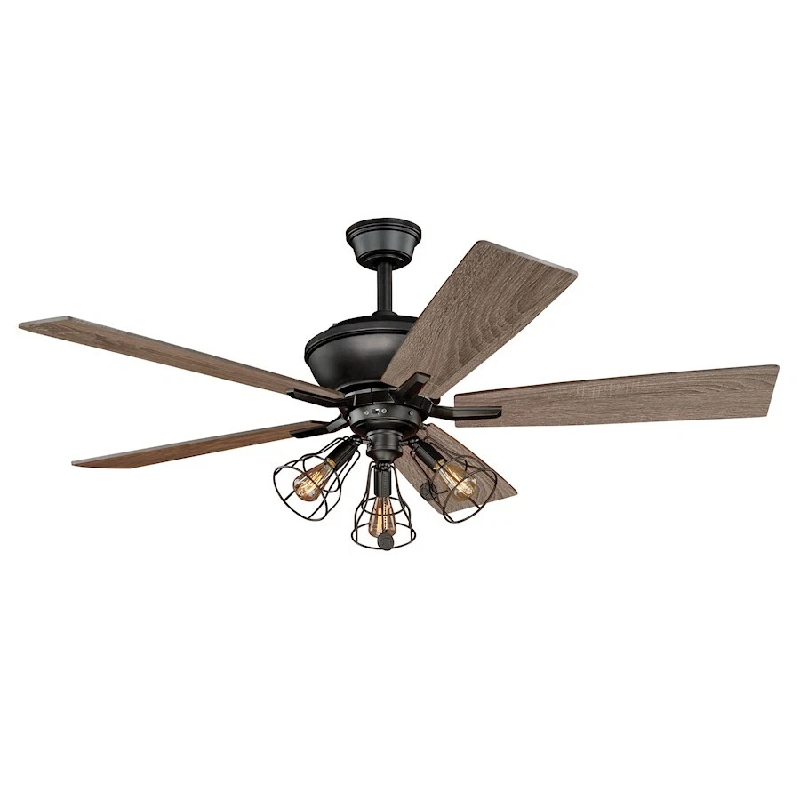 Vaxcel Clybourn 3 Ceiling Fan, Bronze - F0042 - Image 1 of 1
