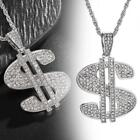 Hip Hop Dollar Currency Unit Sign Necklace Men' s Jewelery X3D1