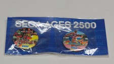 Sega Ages 2500 Alien Syndrome Badge + Decathlete Badges Sega Direct * NEW * RARE