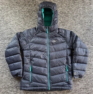 LL Bean Down Jacket Womens Large Navy 650 Downtek Insulated Packable Puffer Hike - Picture 1 of 10