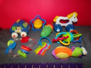 Fisher Price Rainbow Clicker Alligator Shell Core Rolling Pony Soft car Keys +++ - Picture 1 of 7
