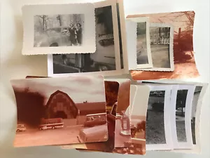 _78 Lot 17 Foto Auto Oldtimer Automobil 70er Jahre Airstream s/w Farbe Strand Familie - Bild 1 von 12