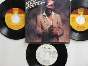 💥4 EDDIE KENDRICKS HIT 45's+1P(Copy)[Happy/Deep And Quiet Love]  THE 70's!💥 - Picture 1 of 1