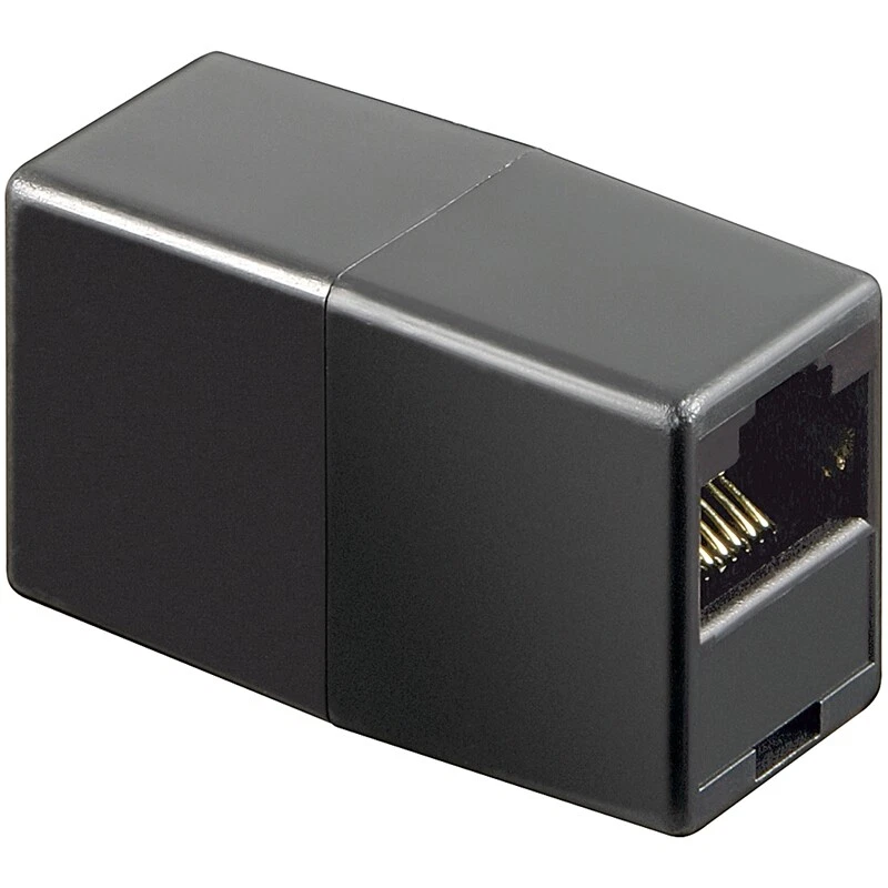 ISDN-/DSL-/LAN-Adapter RJ45-Buchse (8P8C) auf RJ45-Buchse (8P8C) ungeschirmt - Bild 1 von 1