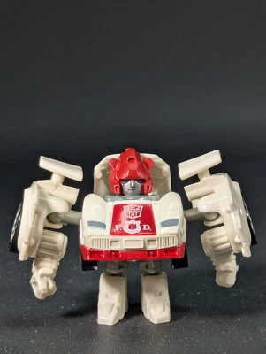 Transformers Q Red Alert complete Takara QT-13 G1 QTF Choro-Q - Image 1 of 4