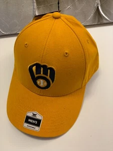 Fan Favorite - Cappello da uomo regolabile giallo Milwaukee Brewers - Foto 1 di 7