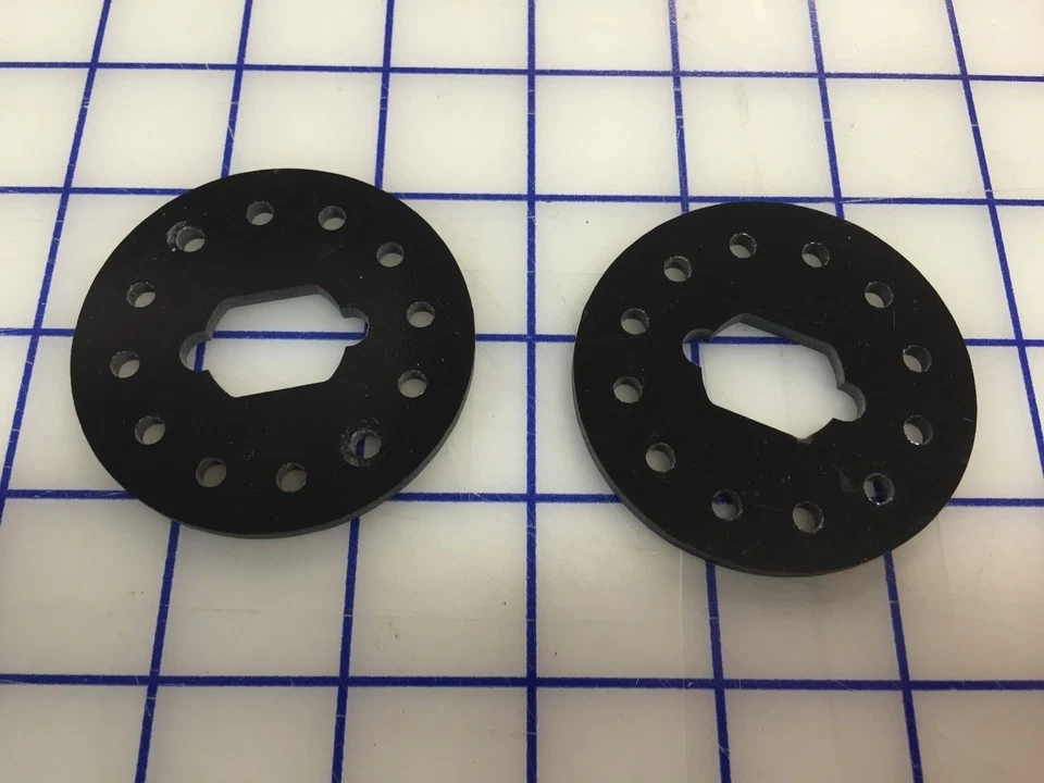 XTREME RACING TEAM LOSI 5IVE-T 1.0 BLACK BRAKE DISK (2) XTR10882BK 1/5 GAS TRUCK - Image 1 of 1