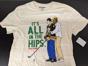 Camiseta Happy Gilmore Para Hombre Mediana Adulto Manga Corta It's All In The Hips - Nueva Con Etiquetas - Imagen 1 de 4