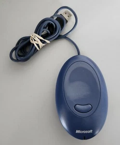 Microsoft Wireless Optical Mouse Blue USB Receiver - Picture 1 of 4