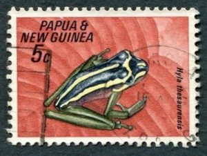PAPUA NEW GUINEA 1968 5c SG129 used NG Fauna Conservation Frogs ##W9 - Picture 1 of 1