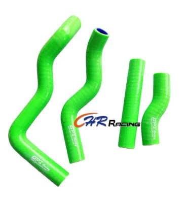 Green Silicone Radiator Hose for 2006-2014 Kawasaki KLX250/ 1993-2010 KLX250S - Image 1 of 4