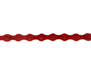 YBN PRO+ BMX 1/SPEED BICYCLE STEEL CHAIN 1/2 X 1/8 X 112 RED - Picture 1 of 1