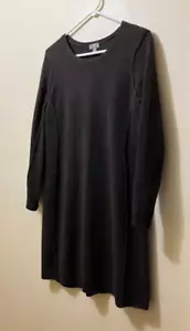J. Jill Brown Italian Yarn Wool/Cashmere Blend Sweater Dress Size Medium Petite - Picture 1 of 7
