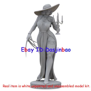 Alcina Dimitrescu With Lamp 3D Print Model Kit Unpainted Unassembled 26cm - Picture 1 of 5
