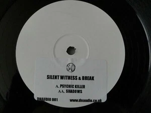 SILENT WITNESS & BREAK PSYCHIC KILLER/ SHADOWS 12" SINGLE VINYL UK 2003 DNAUDIO - Picture 1 of 3