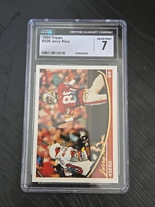 Jerry Rice 1994 Topps #320 CGC NEAR MINT 7 - Picture 1 of 2