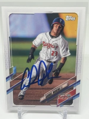 Gabriel Moreno 2021 Topps Pro Debut #PD-111 Arizona Diamondbacks SIGNED - Image 1 of 2