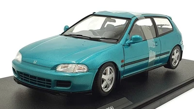 Solido 1/18 Scale Diecast S1810405 - 1991 Honda Civic (EG6) Aztec - Met. Green - Image 1 of 4