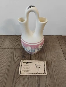 Rockwell Indianer Hochzeit Vase signiert Rockwell NAV USA 10" authentisch - Bild 1 von 9