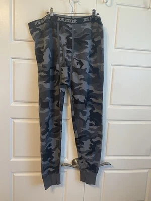 Joe Boxer Thermal Pants Black Camo Gray White Men’s Sz Extra Large XL Long Johns - Image 1 of 4