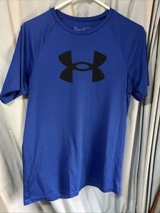 Camiseta suelta Under Armour Heat Gear para niños talla YXL camiseta manga corta UA juvenil en muy buena condición - Imagen 1 de 5